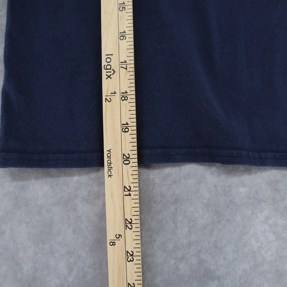 Vintage Gap Long Sleeve Y2K Navy Stretch Long Sleeve Tee Shirt Cotton Fits XS